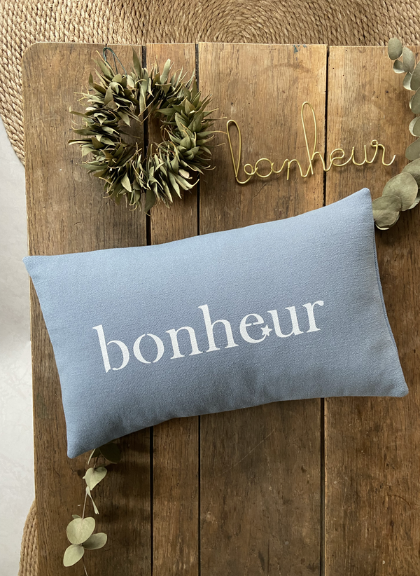 Coussin Lin - Bonheur